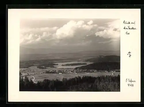 Foto-AK Adalbert Defner: Blick auf den Faaker-See