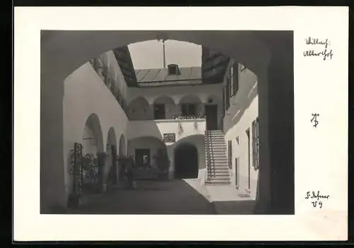 Foto-AK Adalbert Defner: Villach, Alter Hof