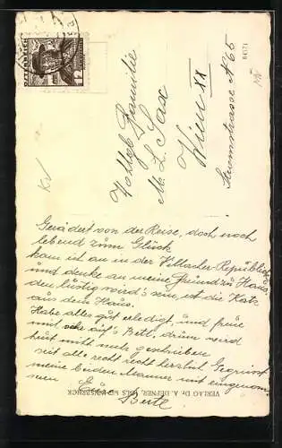 Foto-AK Adalbert Defner: Villach, Idyll im Rathaushof