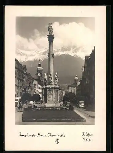 Foto-AK Adalbert Defner: Innsbruck, Maria-Theresienstr.