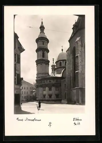 Foto-AK Adalbert Defner: Graz, Mausoleum