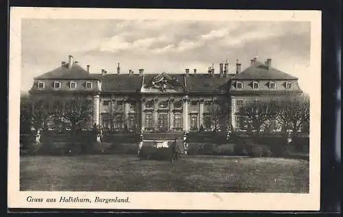 AK Halbthurn /Burgenland, Ansicht vom Schloss