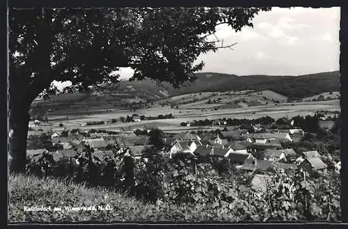 AK Tulbing, Katzlsdorf am Wienerwald, Ortsansicht vom Weinberg aus