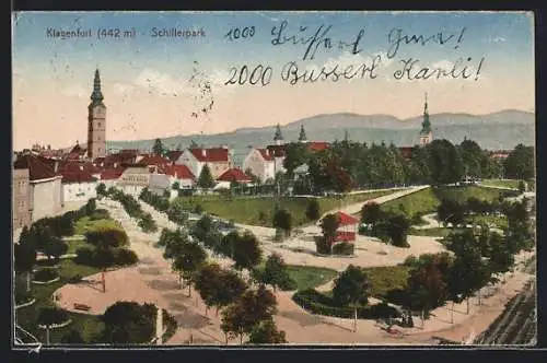 AK Klagenfurt, Blick über den Schillerpark