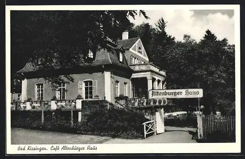 AK Bad Kissingen, Cafe Altenburger Haus