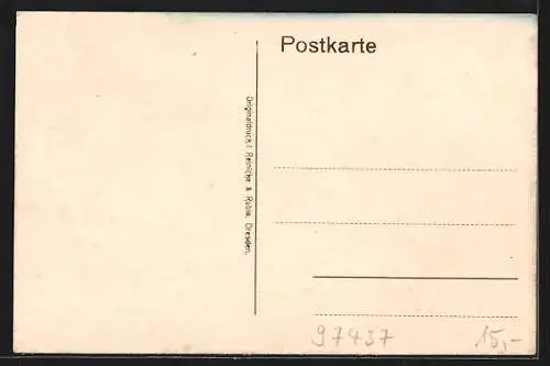 AK Hassfurt, Obere und Untere Stadt mit Geschäften und Rathaus