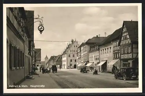 AK Hassfurt, Blick in Hauptstrasse