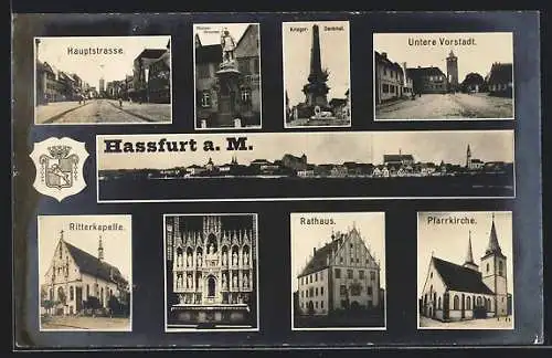 AK Hassfurt a. M., Hauptstrasse, Pfarrkirche, Ritterkapelle