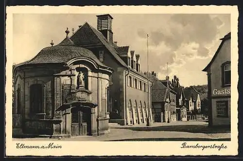 AK Eltmann a. Main, Blick in die Bambergerstrasse