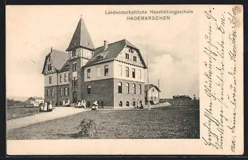 AK Hademarschen, Die landwirtschaftliche Haushaltungsschule