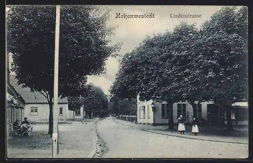 AK Hohenwestedt, Blick in die Lindenstrasse