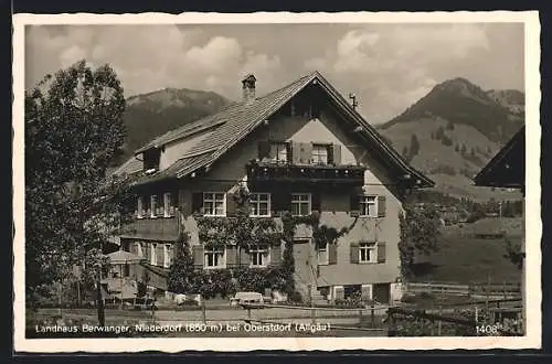 AK Niederdorf / Obermaiselstein, Hotel und Pension Landhaus Berwanger