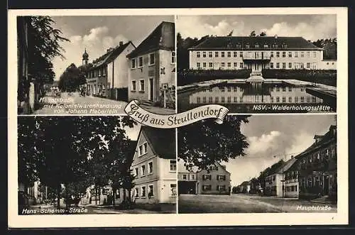 AK Strullendorf, NSV.-Walderholungsstätte, Hauptstrasse, Hans-Schemm-Strasse