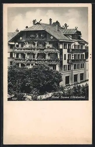 AK Oberstdorf, Ansicht vom Hotel Sonne