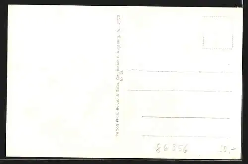 AK Neusäss b. Augsburg, Lebensmittel Mathilde Gätzfried, Neusiedlung, Neue Kirche