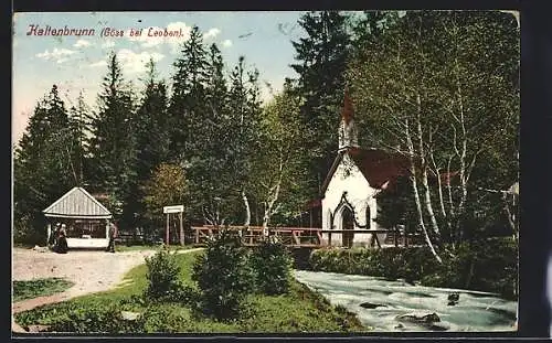 AK Göss bei Leoben, Kirchlein Kaltenbrunn