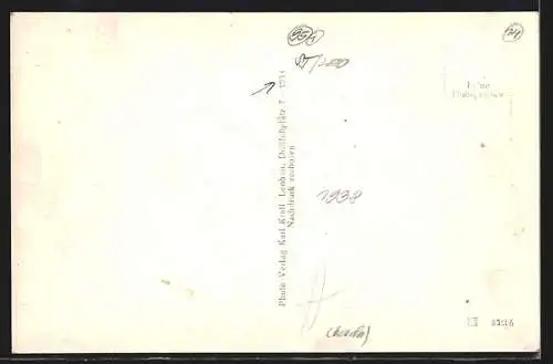 AK Donawitz, Teilansicht mit Fabrik