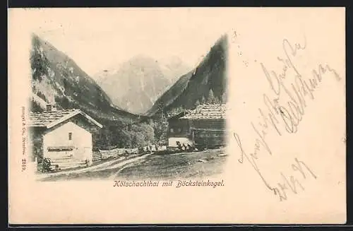 AK Bad Gastein, Kötschachthal mit Böcksteinkogel