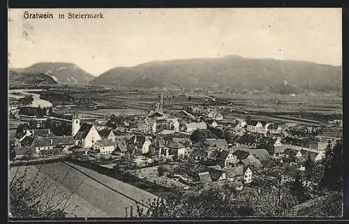 AK Gratwein in Steiermark, Teilansicht mit Kirche