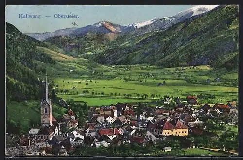 AK Kallwang /Obersteier, Teilansicht mit Kirche