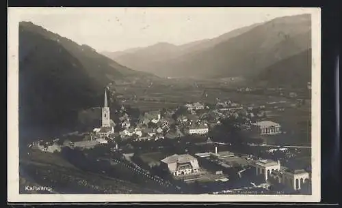 AK Kallwang, Panorama vom Berg aus gesehen