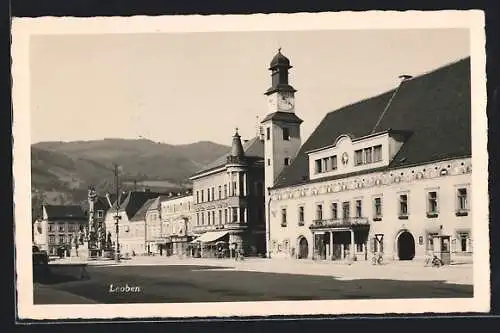 AK Leoben, Das Rathaus am Hauptplatz