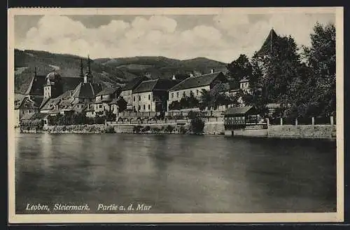 AK Leoben /Steiermark, Partie an der Mur