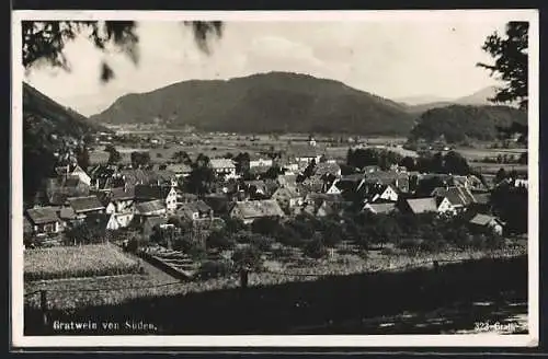 AK Gratwein, Ortsansicht von Süden aus