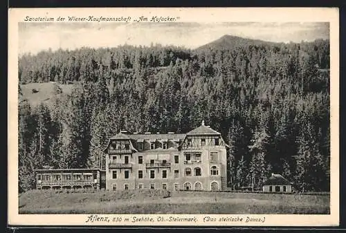 AK Aflenz /Ob.-Steiermark, Sanatorium der Wiener Kaufmannschaft Am Hofacker