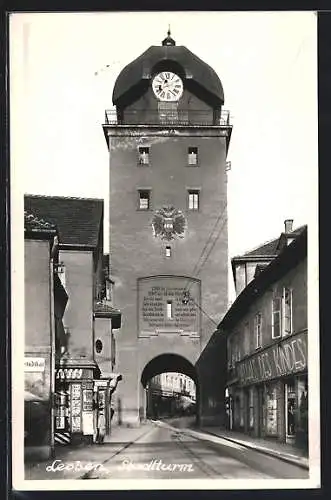 AK Leoben, Kaufhaus des Kindes am Stadtturm