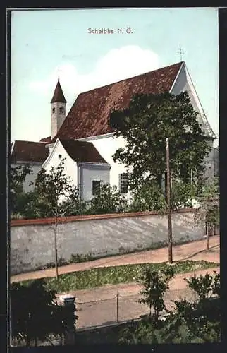 AK Scheibbs /N.-Ö., Blick zur Kirche