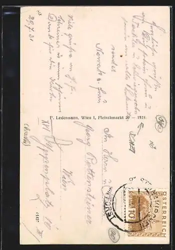 AK Steinakirchen am Forst, Teilansicht mit Kirche