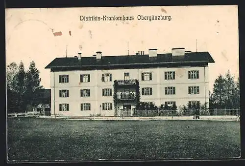 AK Obergünzburg, Das Distrikts-Krankenhaus