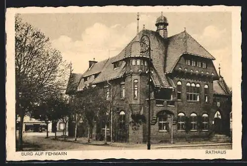 AK Burg /Fehmarn, Das Rathaus