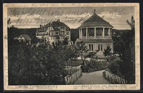 AK Timmendorferstrand, Hotel Demory und Musikpavillon