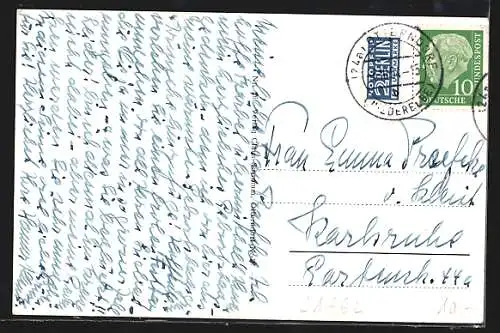 AK Otterndorf, Strassenpartie im Ort