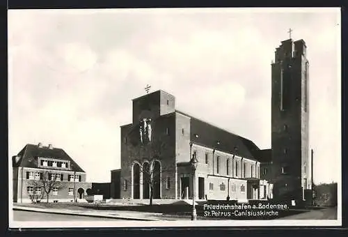 AK Friedrichshafen / Bodensee, St. Petrus-Canisiuskirche