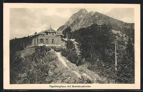 AK Schwangau, Tegelberghaus mit Branderschrofen