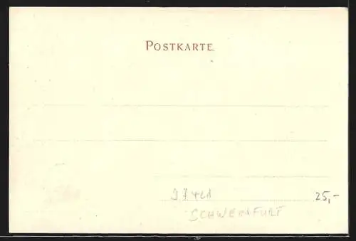 AK Mainz, Die Nordwestseite des Doms