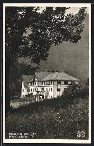 AK Raach am Hochgebirge, Schlagl, Hotel Westermayer