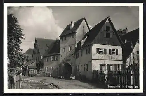 AK Engelthal, Strassenpartie am Tor