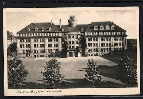 AK Fürth i. Bayern, Oberschule im Sonnenschein