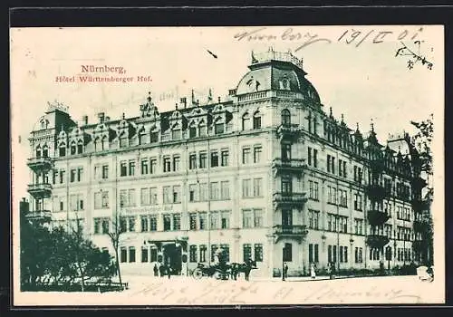 AK Nürnberg, Hotel Württemberger Hof