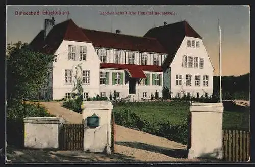 AK Glücksburg, Landwirtschaftliche Haushaltungsschule