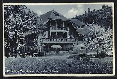 AK Hardheim, Gasthaus Wohlfahrtsmühle