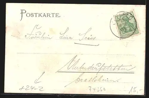 AK Ilsfeld, Der grosse Brand in Ilsfeld vom 4. August 1904