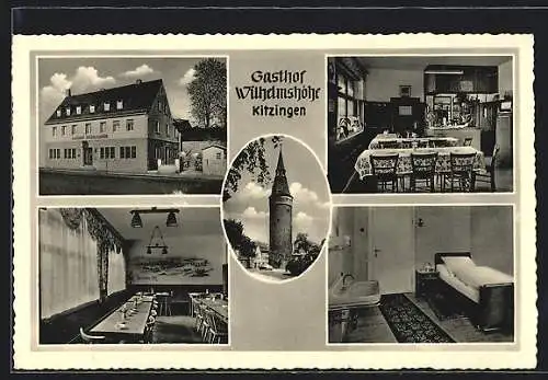 AK Kitzingen, Gasthof Wilhelmshöhe