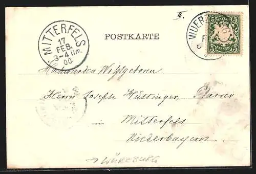 AK Würzburg, Berühmte Professoren der Alma Julia, Dr. K. B. Lehmann (Hygiene), Dr. F. P. Abert (Theologie)