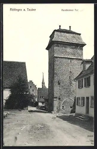 AK Röttingen a. Tauber, Am Hundheimer Tor