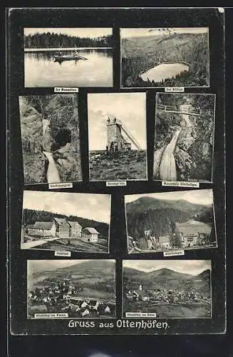 AK Ottenhöfen / Schwarzwald, Horniswgrinde, Allerheiligen, Ortsansicht